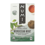 Numi Organic Tea Moroccan Mint - 18 Tea Bags - Case of 6