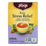Yogi Kava Stress Relief Herbal Tea Caffeine Free - 16 Bag - Case of 6