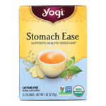 Yogi Organic Stomach Ease Herbal Tea - 16 Tea Bags - Case of 6