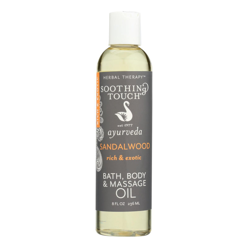 Soothing Touch Bath and Body Oil - Sandalwood - 8 oz