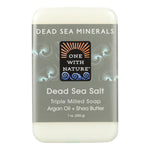 One With Nature Dead Sea Mineral Dead Sea Salt Soap - 7 oz