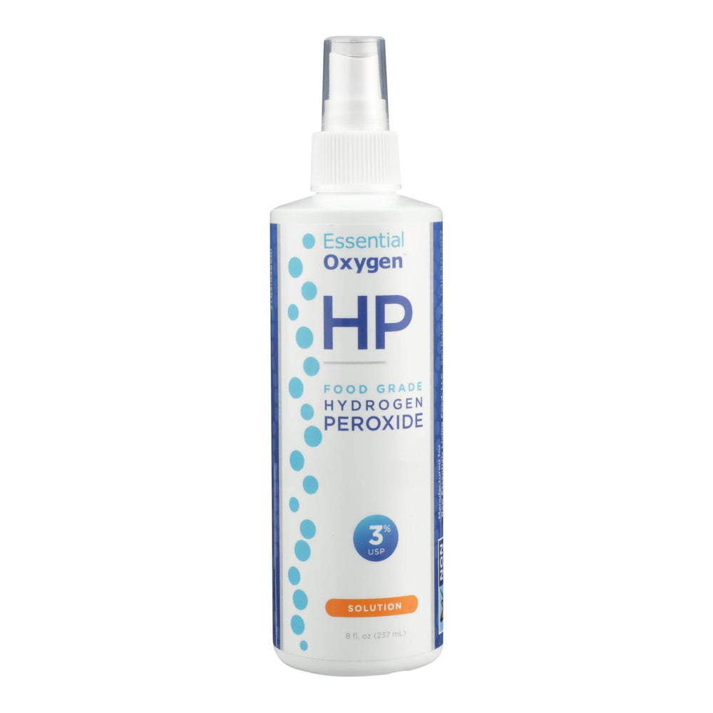 Essential Oxygen Hydrogen Peroxide 3% - Food Grade Spray - 8 oz