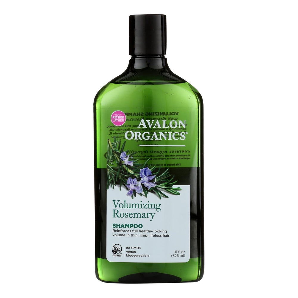 Avalon Organics Volumizing Shampoo Rosemary - 11 fl oz